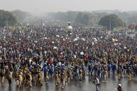 protesto índia